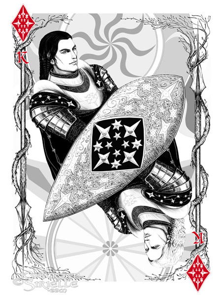 Gil-galad as King of Diamonds