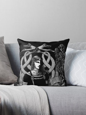 Redbubble Throw Pillow