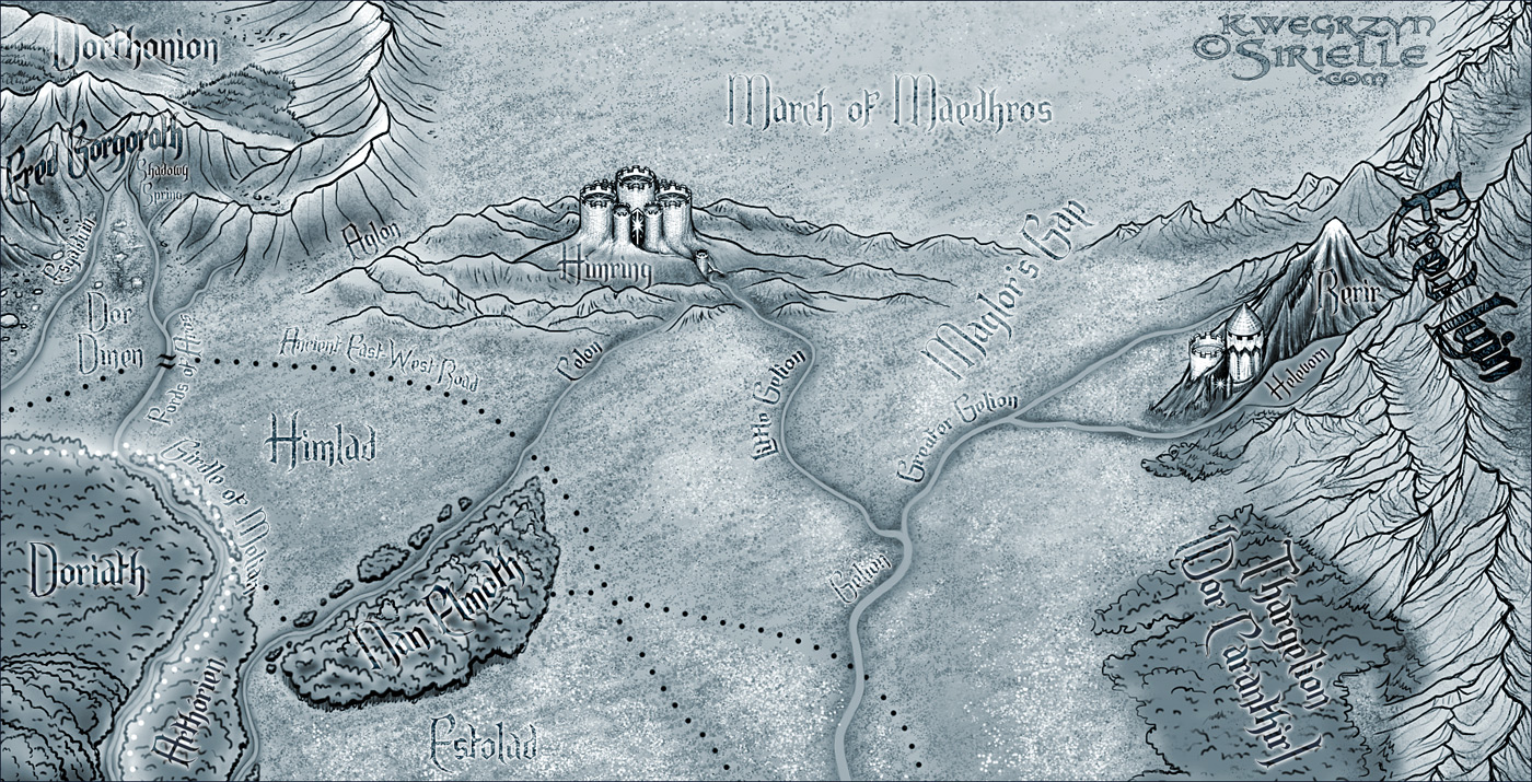 Maps of The Silmarillion by Karolina Węgrzyn 'Sirielle' - (Enlarge for  details) : r/TheSilmarillion